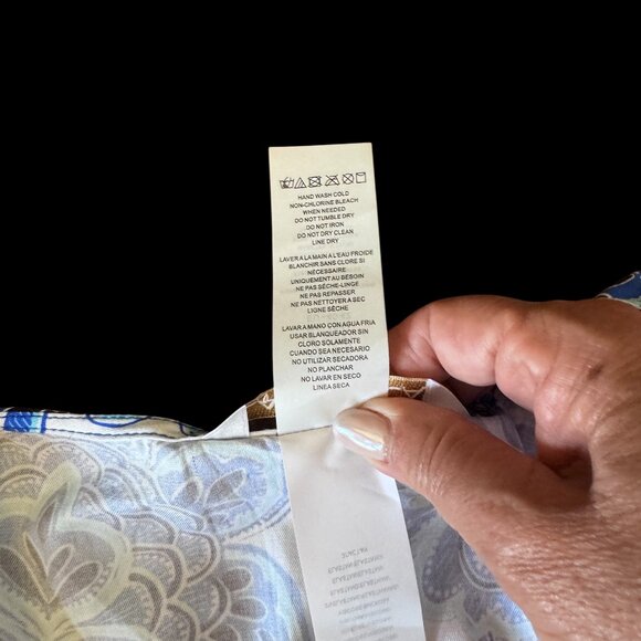 LA BLANCA BEYOND THE PACIFIC V-NECK COVER UP DRESS size L/XL - Picture 2 of 7